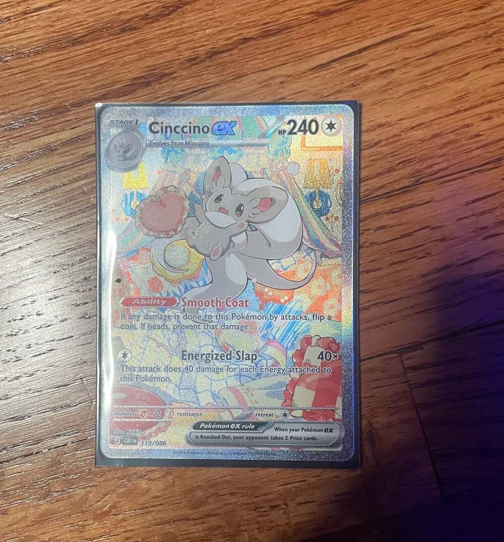 Pokémon Cinccino ex Chaos Rising Special Illustration Rare 119/086